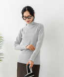 【C-FORT POINT/フォートポイント】リブハイネック ニットプルオーバー