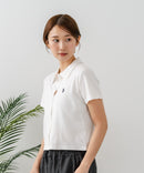 【U.S. POLO ASSN./ユーエスポロアッスン】ワンポイントロゴ刺繍 スムースカットソーシャツ