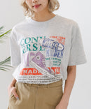 【CONVERSE/コンバース】天竺 シューズグラフィックTシャツ ライトグレー ❘ジーンズメイト公式オンラインショップ