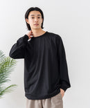 【HEAT BLOCKER/ヒートブロッカー】【まるで着る日傘！遮熱＆UVカット】コットンライク クルーネックロンT 吸水速乾 アンチピリング イージーケア ユニセックス