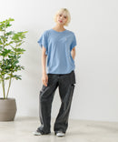 リラックスフィットワンポイント刺繍フレンチスリーブ Ｔシャツ 【U.S. POLO ASSN./ユーエスポロアッスン】　　　　　　　　　　　　　　　　　　　　　　　　　　　　　　　　　　　　　　　　　　　　　　　　　　　　　　　　　　　　