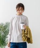 【FORT POINT/フォートポイント】シャーリング ハイネック トップス