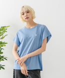 リラックスフィットワンポイント刺繍フレンチスリーブ Ｔシャツ 【U.S. POLO ASSN./ユーエスポロアッスン】　　　　　　　　　　　　　　　　　　　　　　　　　　　　　　　　　　　　　　　　　　　　　　　　　　　　　　　　　　　　