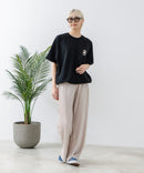 【CONVERSE/コンバース】ミニ裏毛 5分袖 スウェットトレーナー zo