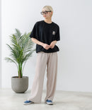 【CONVERSE/コンバース】ミニ裏毛 5分袖 スウェットトレーナー zo