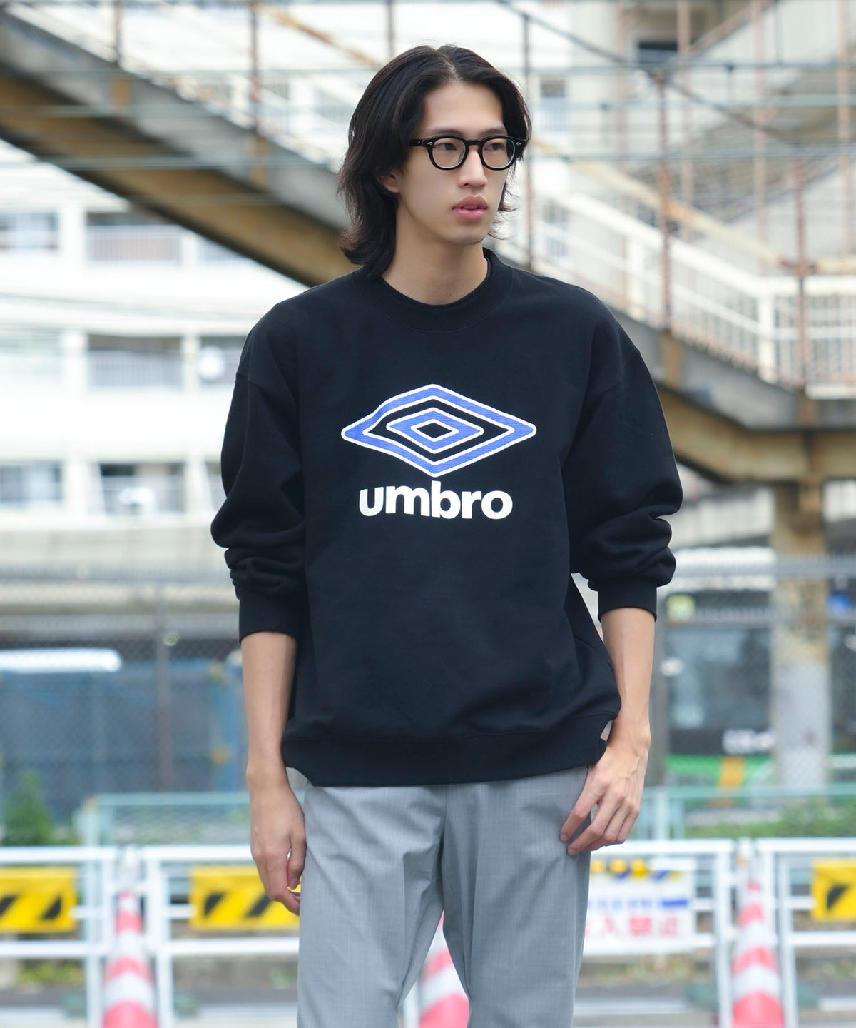 UMBRO : Washed Vネック スウェットトレーナー UMBRO/別注 Crew Neck Sweat｜Daytona Park(FREAK'S STORE公式通販)
