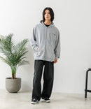 【BRKNHOME/ブロークンホーム】バックプリント フルジップ スウェットパーカー