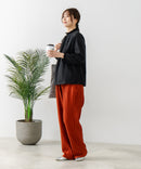 【FORT POINT/フォートポイント】シャーリング ハイネック トップス