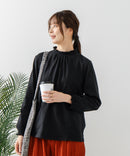 【FORT POINT/フォートポイント】シャーリング ハイネック トップス