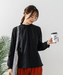 【FORT POINT/フォートポイント】シャーリング ハイネック トップス