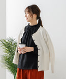 【FORT POINT/フォートポイント】シャーリング ハイネック トップス