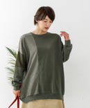 【C-FORT POINT/フォートポイント】コーデュロイ ワッフル 切り替え チュニック