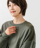 【C-FORT POINT/フォートポイント】コーデュロイ ワッフル 切り替え チュニック