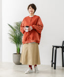 【C-FORT POINT/フォートポイント】コーデュロイ ワッフル 切り替え カーディガン