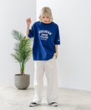 【DISCUS/ディスカス】ヘビーウェイト カレッジロゴプリントTシャツ ルーズシルエット
