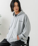 【BRKNHOME/ブロークンホーム】バックプリント フルジップ スウェットパーカー