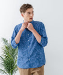 COOLMAXリネンミックス7分袖シャツ【BLUE STANDARD/ブルースタンダード
