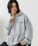 【BRKNHOME/ブロークンホーム】バックプリント フルジップ スウェットパーカー