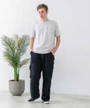 ZEROSTAIN 胸ポケット 刺繍Tシャツ 汗染みの目立ちにくいTシャツ 防汚 ＵＶカット アニマル おじさん ビール アメ車