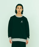 【brknhome/ブロークンホーム】リンガー スウェット シャツ トレーナー