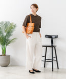 【C-FORTPOINT/フォートポイント】【ひんやり接触冷感 二の腕カバー】カット楊柳 ハイネック5分袖Tシャツ 体型カバー 着痩せ きれいめ カジュアル 涼しい