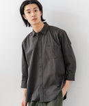 【BLUE STANDARD/ブルースタンダード】【抜群の通気性と軽さを実現！新素材エアースルーテック】7分袖シャツ 通気性 吸水速乾 軽量 全方向ストレッチ メッシュ素材 ビズ オフィスカジュアルスタイル