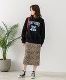 【C-FORT POINT/フォートポイント】アニマルプリント(フレンチブルドッグ) スウェットトレーナー