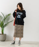 【C-FORT POINT/フォートポイント】アニマルプリント(フレンチブルドッグ) スウェットトレーナー