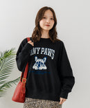 【C-FORT POINT/フォートポイント】アニマルプリント(フレンチブルドッグ) スウェットトレーナー