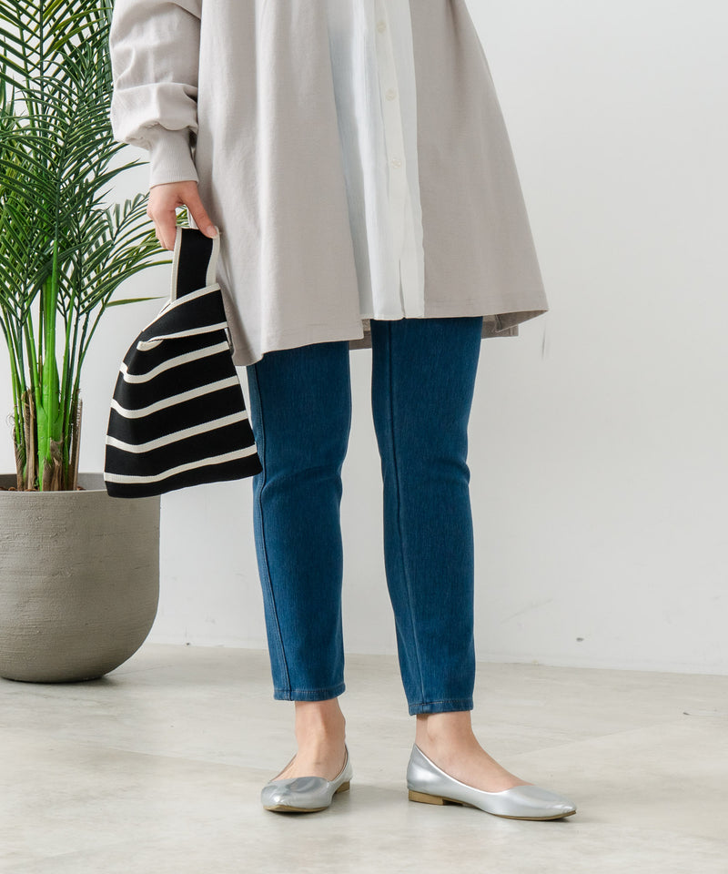 【C-FORT POINT】ポカポカ 裏地 デニムスキニーパンツ