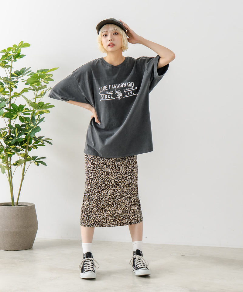 ピグメントプリントＴシャツ【U.S. POLO ASSN./ユーエスポロアッスン】　　　　　　　　　　　　　　　　　　　　　　　　　　　　　　　　　　　　　　　　　　　　　　　　　　　　　　　　　　　　