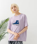 【CONVERSE/コンバース】シューズサガラ刺繍Tシャツ