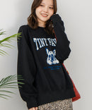 【C-FORT POINT/フォートポイント】アニマルプリント(フレンチブルドッグ) スウェットトレーナー