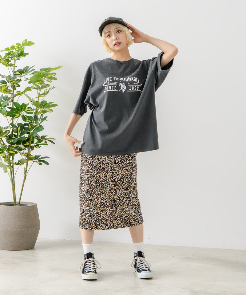 ピグメントプリントＴシャツ【U.S. POLO ASSN./ユーエスポロアッスン】　　　　　　　　　　　　　　　　　　　　　　　　　　　　　　　　　　　　　　　　　　　　　　　　　　　　　　　　　　　　