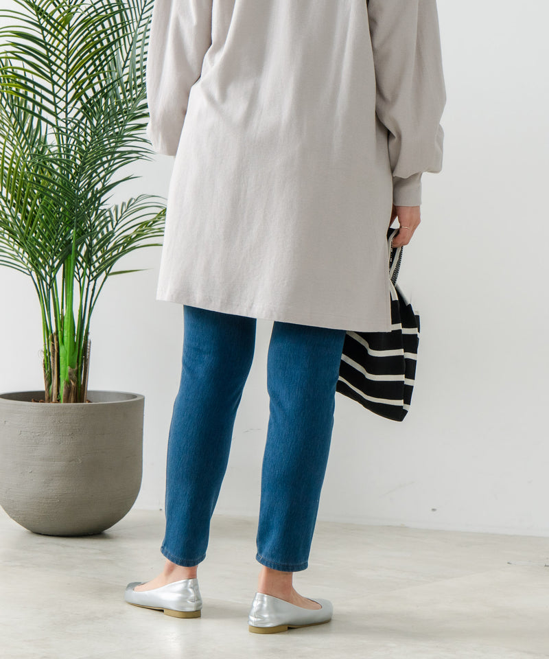 【C-FORT POINT】ポカポカ 裏地 デニムスキニーパンツ