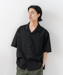 【BLUE STANDARD/ブルースタンダード】【抜群の通気性と軽さを実現！新素材エアースルーテック】オープンカラーシャツ 開襟シャツ 吸水速乾 軽量 全方向ストレッチ メッシュ素材
