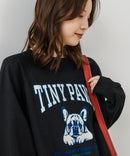 【C-FORT POINT/フォートポイント】アニマルプリント(フレンチブルドッグ) スウェットトレーナー