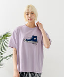 【CONVERSE/コンバース】シューズサガラ刺繍Tシャツ