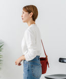 【C-FORTPOINT/フォートポイント】【綿100%素材で通気性・吸湿性に優れます】襟レースシャーリングロンT カットソー きれいめ ナチュラル フェミニン スカラップレース レイヤード