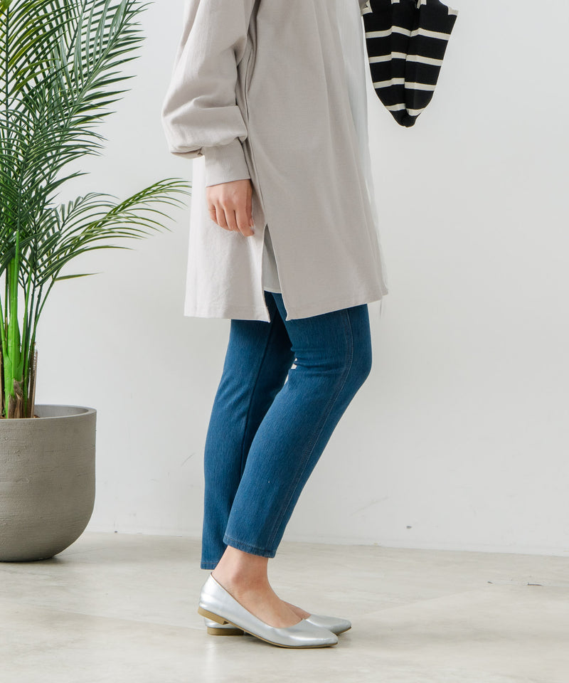 【C-FORT POINT】ポカポカ 裏地 デニムスキニーパンツ