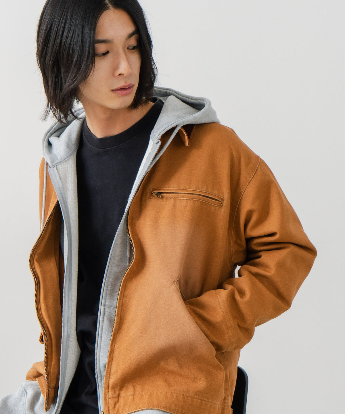 BRKNHOME/ブロークンホーム】ダック 襟コーデュロイ ジャケット