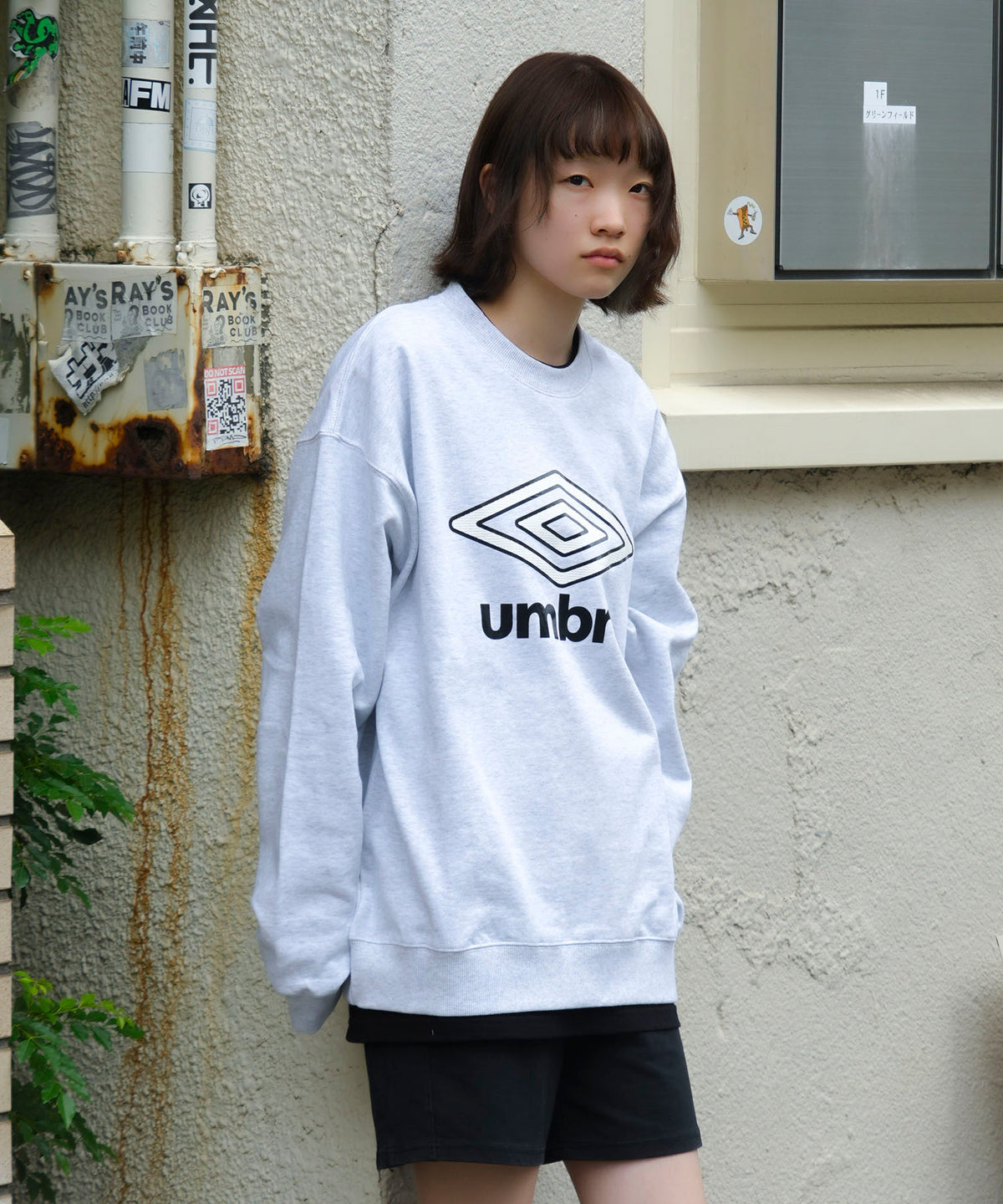 UMBRO ブラック トレーナー umbro トレーナー スウェット UMBROxムラサキスポーツ