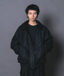 【UNIIT/ユニット】ヴィンテージライク オーバーサイズ PUボアフライトジャケット