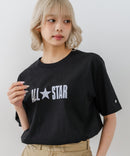 【CONVERSE/コンバース】フロッキーロゴ プリントＴシャツ ブラック ❘ジーンズメイト公式オンラインショップ
