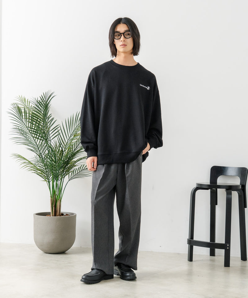 【BRKNHOME/ブロークンホーム】スプレープリント スウェットトレーナー