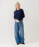 【U.S. POLO ASSN./ユーエスポロアッスン】【程よくゆとりを持たせたリラックスシルエット】ケーブルニットカーディガン クラシカル 羽織り プルオーバー風 きれいめ カジュアル 着回し ❘ジーンズメイト公式オンラインショップ