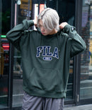 FILA  カレッジ ワッペン ビッグ シルエット フーディー