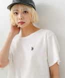 ブランドロゴワンポイント刺繍Tシャツ【U.S. POLO ASSN./ユーエスポロアッスン】