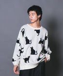 【UNIIT/ユニット】総柄プルオーバージャガードニット zo