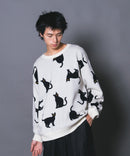 【UNIIT/ユニット】総柄プルオーバージャガードニット zo